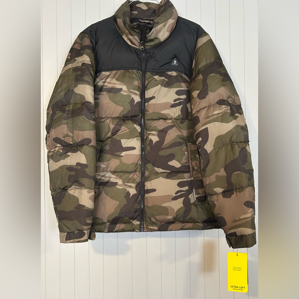 Nwt G.H. Bass & Co. Camouflage Men’s Jacket Size S